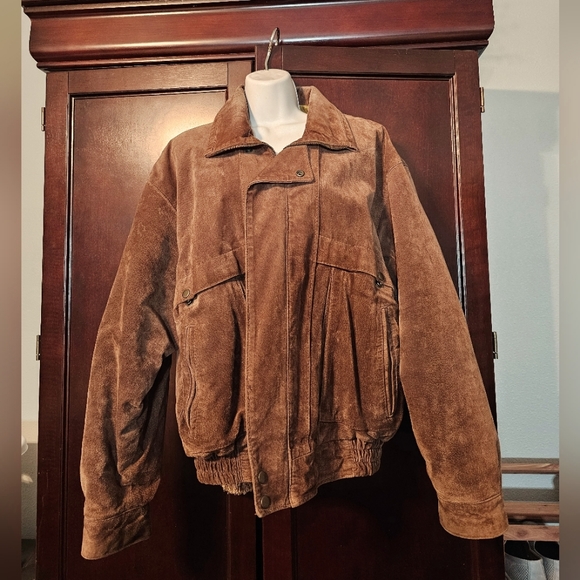 Other - Vintage Mens Leather Jacket Medium